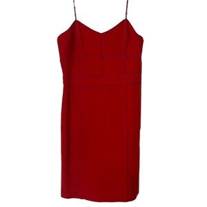 ❤️🤍Banana Republic Bustier top stitching faux wool textured dress Size 10